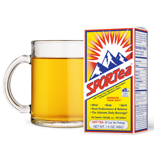 Hot SPORTea® Box (20 Cup Size Tea Bags)