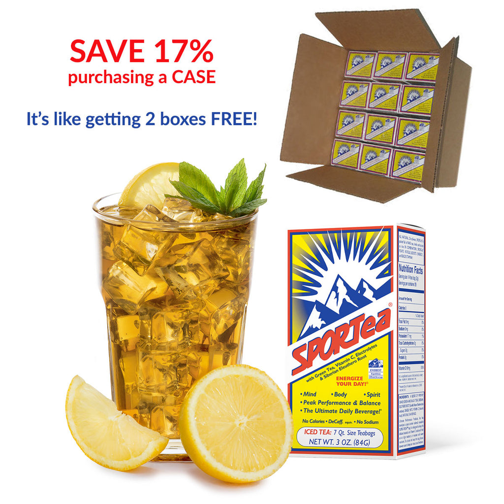 Buy Bulk ICED SPORTea® Case | 12 Boxes - Save 17% on Cold Brew Tea