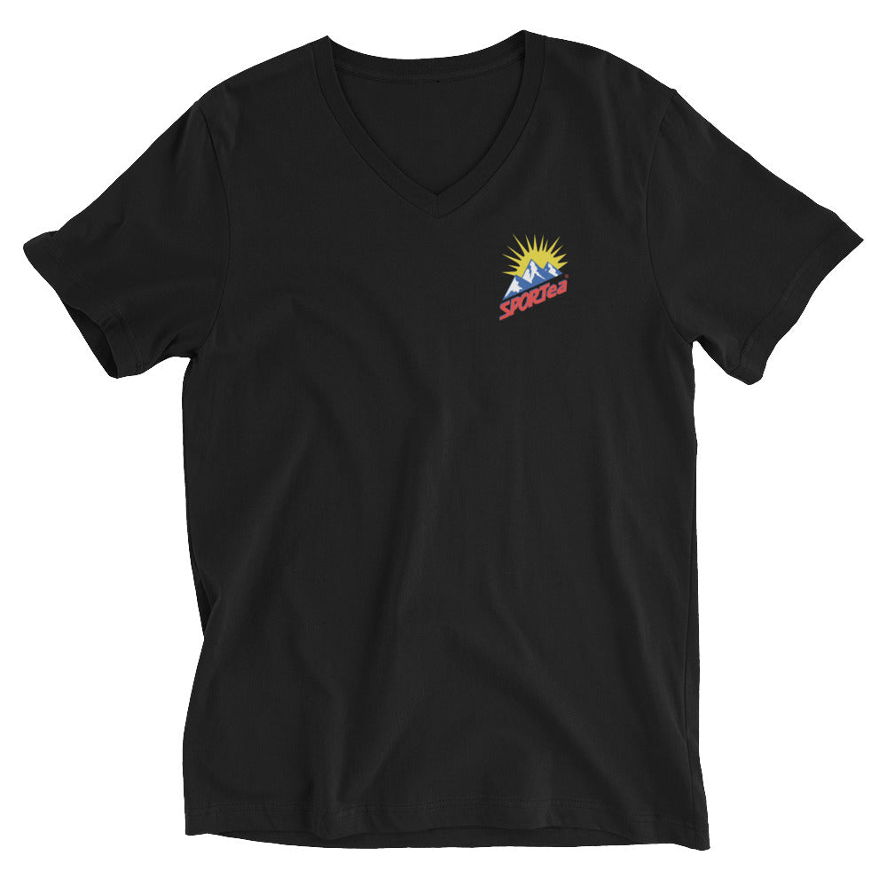 unisex-v-neck-tee-black-front-